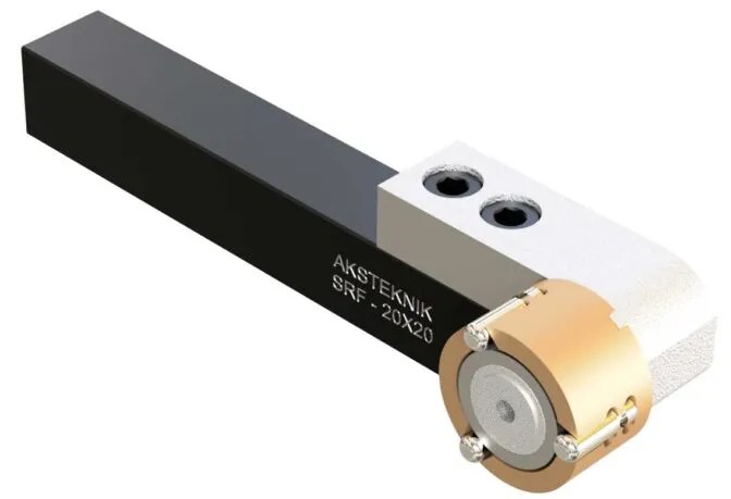 SRF single roll burnishing tool for CNC lathes