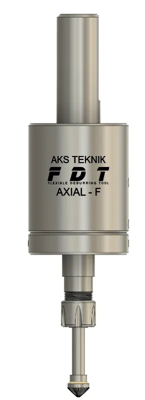 FDT AXIAL (F) axial deburring tool — push type, Z-axis deflection