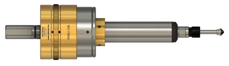 FDT PNEUMATIC X36 compliant deburring tool for robot arm — automated deburring cell