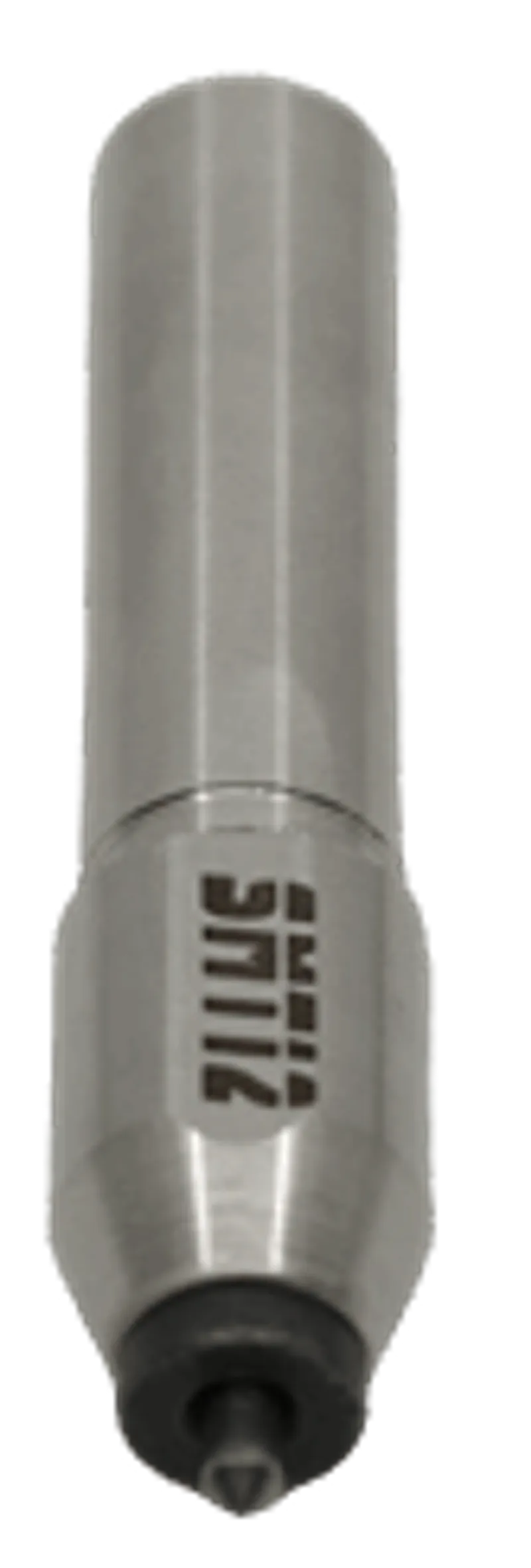 SMT12 compact scratch marking tool — front view showing carbide needle tip detail
